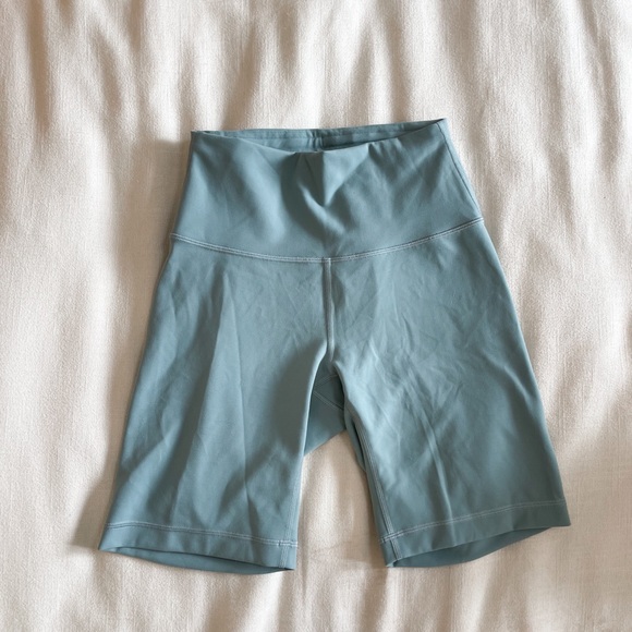 lululemon mint biker shorts 6” - Picture 2 of 5